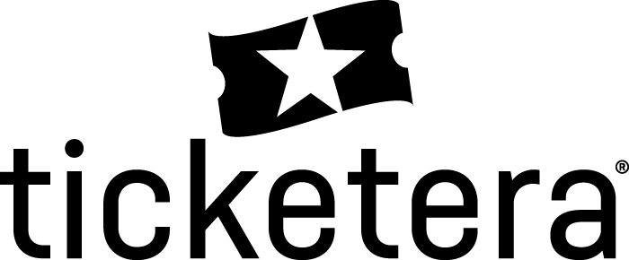 Ticketera logo featuring bold typography in vibrant colours against a clean white background.